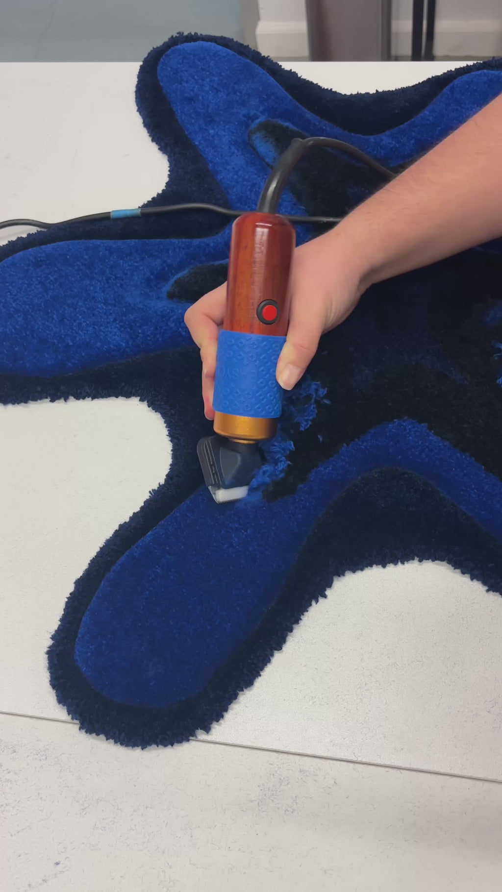 Blueberry Splat Rug