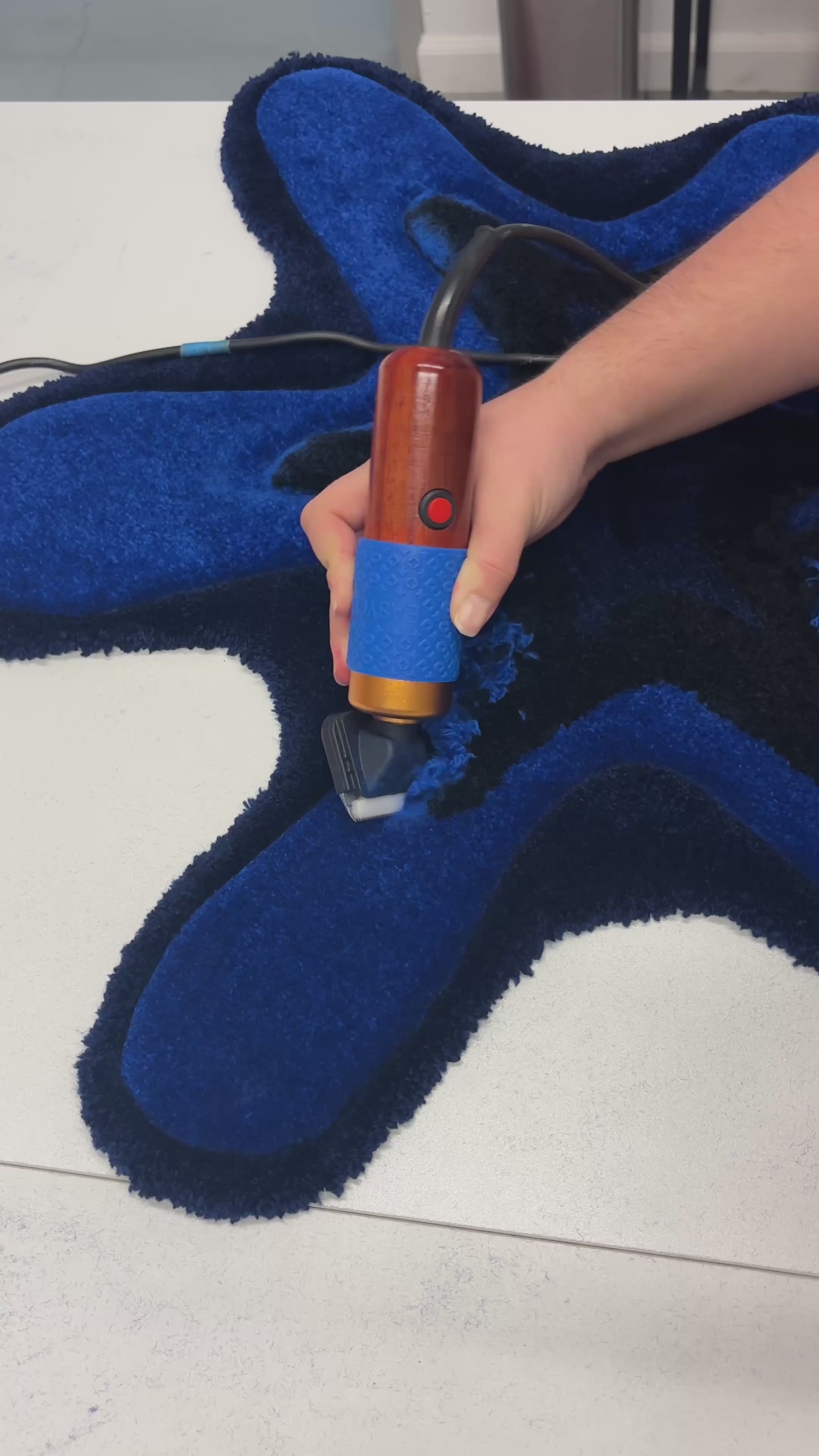 Blueberry Splat Rug